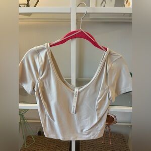 Lululemon Cream Women's Top Crop